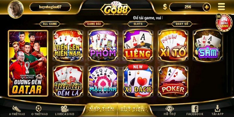 Khám phá những sảnh cược hấp dẫn tại cổng game Go88 3 Đa dạng lựa chọn cho anh em khám phá tại cổng game Go88